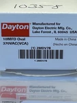 Dayton 2MDV7B 10MFD Oval 370VAC(VCA) Lot Of. Fixed Price $30.00.
