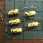 .1UF 400V Cornell Dubilier Axial Film Capacitor WMF4P1 K 10% Polyester Audio 5PC. Fixed Price $27.08.
