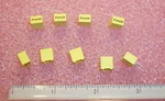 Qty (100) .1UF 250V 10% Metallized Polyester Film Capacitors BF074G0104K Tpc. Fixed Price $8.99.