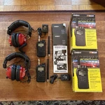 Uniden BC72XLT Radio Scanners With Re RT-24 Headphones Chargers Antennas Boxes. Fixed Price $129.00.
