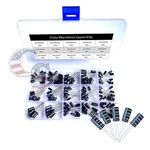 15 Kinds Value 200 Pcs Electrolytic Capacitor Assortment Box Kit. Fixed Price $11.75.