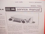 1969 Motorola Auto Car Am Radio Factory Service Shop Repair Manual Model TM8A. Fixed Price $16.99.