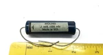 Nos Vintage Ajax Blue Molded Capacitor .1 Mfd 1000 Vdc. Fixed Price $39.99.