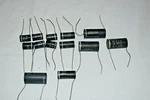 15 Pc Vintage Aerovox Bi-electric Black 200-600 Volt Capacitors Usa Nos. Fixed Price $61.79.