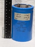 Sprague 1,600UF Nominal, 400V, 64 Esr, 36DR Series Capacitor. Fixed Price $19.95.