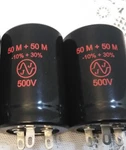 Capacitor, Jj Electronics, 500V, 50/50 F, Electrolytic (2PK Bundle). Fixed Price $39.18.