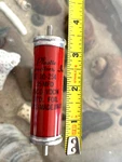 Lot (two) Plastic Capacitors Inc. OF20-254 .25 Mfd 2000 Vdc Nos. Fixed Price $19.00.