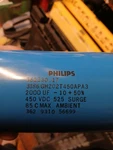 Philips 3186GH202T450APA3 2000UF 450VDC Aluminum Electrolytic Capacitor 85C. Fixed Price $20.99.
