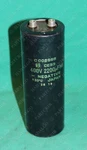 Unmarked, C002988, Aluminum Electrolytic Capacitor 400V 2200UF. Fixed Price $25.00.