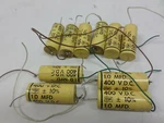 Cde Mfd 400 Vdc 10% Poly Fill Wrap Capacitor (qty 8 Ea) Tested, Vintage, Rate. Fixed Price $88.00.