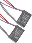 Hqrp 2-PACK Ceiling Fan Capacitor CBB61 4.5UF+5UF+5UF 5-WIRE Ul Listed. Fixed Price $18.95.