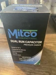Capacitor, Dual, & Mfd X 370/440 Vac Round, Mitco Part# DCAPR555. Fixed Price $13.00.
