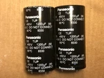 2X Panasonic 1200 Uf 450V Capacitors Snap-in Mount 1983 Tested & Guaranteed. Fixed Price $30.00.