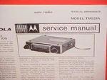 1969 Motorola Auto Car Am Radio Factory Service Shop Repair Manual Model TM529A. Fixed Price $16.99.
