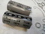 Illinois Axial Electrolytic Capacitor 5000UF V Series Ttam (2-PCS) Nos. Fixed Price $25.98.