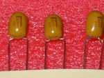 47UF 10% 20V Radial Tantalum Caps, Kemet T354K476K020 - Pc Lots. Fixed Price $14.99.