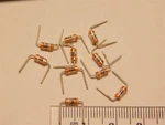 Mil-spec Unitrode CGB104ZDZ .1UF 50V Glass Encapsulated Ceramic Capacitors. Fixed Price $12.99.