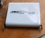 ( 2 Pcs ) Asc EPS57A 10MFD 600 Vdc Metallized Polypropylene Film Capacitor Nos. Fixed Price $19.98.