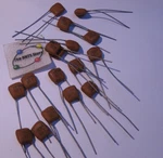 Matsushita .01UF 20% 50V Ceramic Clad Polyester Film Capacitor Qty. Fixed Price $9.99.