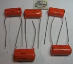 Mallory PVC6168 Film Capacitor Orange .068UF 10% 600V Radial - Nos Qty 5. Fixed Price $9.99.
