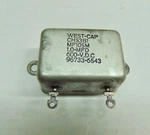 Vintage West-cap 1.0 Mfd 600 Vdc Oil Capacitor Hermetically Sealed CH53B1. Fixed Price $59.00.