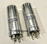 Two Ce Manufacturing Multisection Mallory Can Capacitor 30/20/20/20 525VDC. Fixed Price $86.95.
