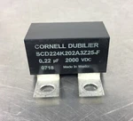Cornell Dubilier SCD224K202A3Z25-F Capacitor 0.22 Uf 2000 Vdc 4D. Fixed Price $10.48.
