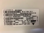 Lot Of (4,000) New Vishay 592D686X9010R2W Cap Tant 68UF 10V 10% 2824. Fixed Price $499.00.