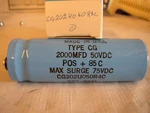 Mallory Capacitor CG202U050R4C 677-9341. Fixed Price $20.00.