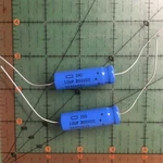 10UF 300V Sprague Axial Electrolytic Capacitor 39D106F300EJ6 Ucc Hi Voltage X2. Fixed Price $21.63.