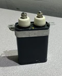 Vintage Aerovox Capacitor 2509 0.5 Mfd 2500 Vdc With Original Mounting Bracket. Fixed Price $59.95.