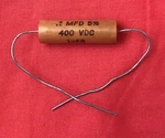 Nos Tex-cap .1 Uf 400V Mylar Film Capacitor +-5%, Axial Lead 1970S Test Good. Fixed Price $5.99.
