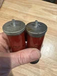 (2) Plastic Capacitors Inc 0F200-203C .02MFD 20KVDCW Vintage. Fixed Price $85.00.