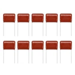 20PCS CBB22 250V 225J 2.2UF Metallized Polypropylene Film Capacitors, Red. Fixed Price $18.27.
