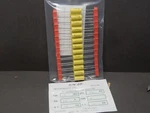 Thomson Metalized Polyester Capacitors 1UF 100V Qty 25 Nos MT105K1T 8X20MM. Fixed Price $20.00.