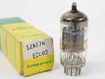 Mullard Amperex 12AX7 ECC83 Vintage I65 Short Plate Nos Audio Tube (balanced). Fixed Price $105.00.