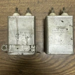 CORNELL-DUBILIER,TJU6040J,CAPACITOR 600VDC Lot Of 2. Fixed Price $20.00.