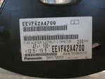 Panasonic EEV-FK2A470Q 47UF, 100V, Smd, Electrolytic Capacitors. Fixed Price $9.25.