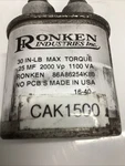 Ronken 86A86254K80 Capacitor 110VA 30-IN-LB 2000VP. T-831. Fixed Price $24.99.