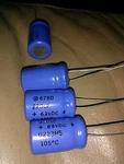 Qty 5-VISHAY/SPRAGUE-678D227M063EK3D-CAPACITOR-220UF,63VDC,105C. Fixed Price $17.25.