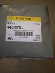 Titan Pro TRCF80 Motor Run Capacitor, Mfd, 4-13/16 In. H. Fixed Price $15.00.