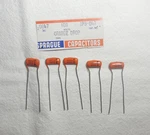 QTY(5) .0047UF 100VDC Sprague 225 Film/foil Capacitors Nos 10%. Fixed Price $10.00.