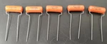 (5 Pieces) Sprague 715P472516LD3 Film Capacitors 1600VOLTS 4700PF Orange Drop. Fixed Price $12.00.