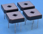 4 (four) Vishay 200V 15A Full Wave Bridge Rectifiers Silver-plated Leads. Fixed Price $19.95.