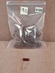 Bulk 90 Pcs Vintage El Menco. 22UF 100V Radial Capacitors 10% Em Type Nos *108. Fixed Price $180.00.