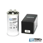-LOT-2 Temco Uf/mfd 370 Vac Volts Round Run Capacitor 50/60 Hz. Fixed Price $22.07.