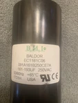 4 Baldor EC1161C06SP Bmi 091A161B250CE7A Vac 161- 193UF Capacitor. Fixed Price $100.00.