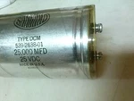 Sangamd Type Dcm 539-2638-01 Capacitor, 25,000MFD, 25VDC, Made In Usa.. Fixed Price $40.00.
