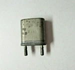 Texas Radio Crystal 33.015 Mc 0.09 Inch 13MM 0.5IN Spaced Leads Vtg. Fixed Price $14.90.