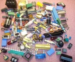 3 Lb+ Grab Bag Mixed Lot Electronic Components Capacitors Resistors Relays Leds. Fixed Price $19.99.